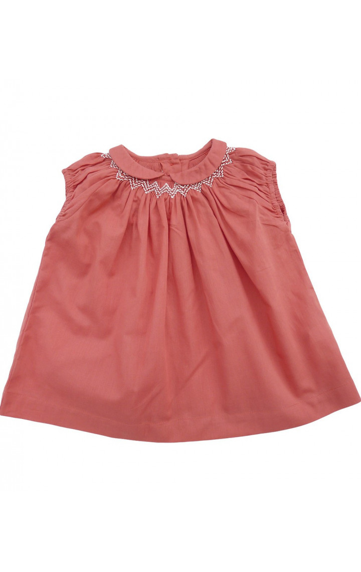 Robe de bébé smockée Mariette