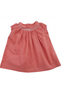 Robe de bébé smockée Mariette