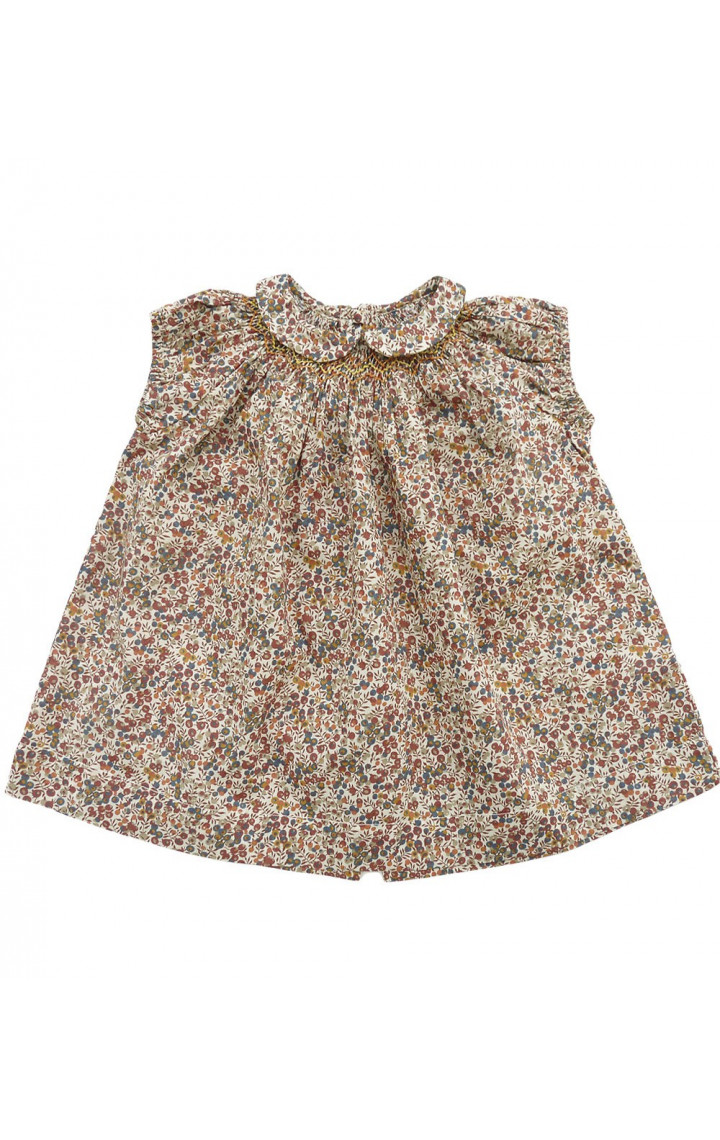 Robe de bébé smockée Mariette