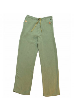 Enzo trousers in double gauze