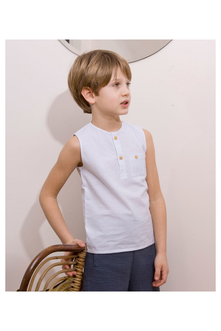 LIno sleeveless shirt