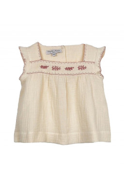 baby Olivia embroidered blouse