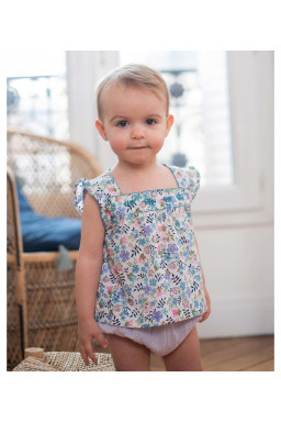 Blouse bébé brodée Olivia