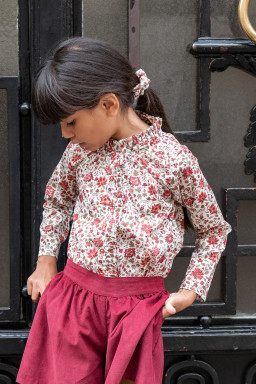 Blouse en Liberty Flore