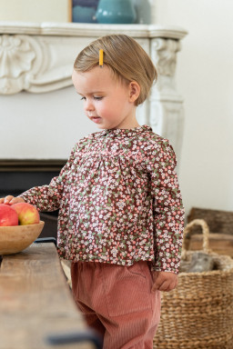 Blouse bébé en Liberty Maya