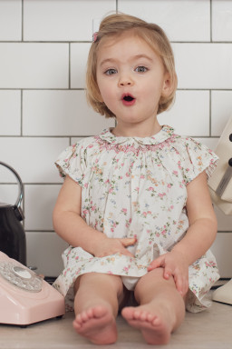 Robe bébé en Liberty Mariette