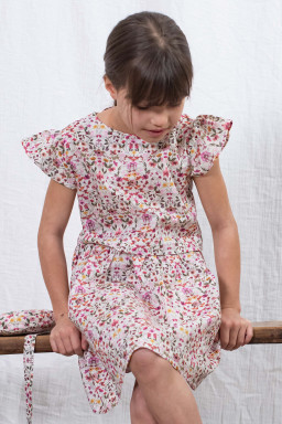 Robe fille en Liberty Salma