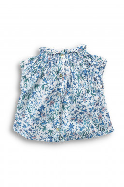 Blouse bébé en Liberty Pirouette