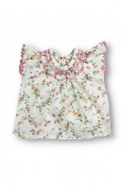 Blouse bébé en Liberty Paloma