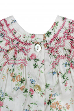 Blouse bébé en Liberty Paloma