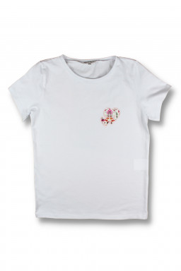 Tee-shirt coeur en Liberty