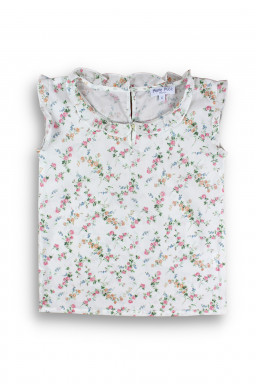 Blouse fille en Liberty Isabella