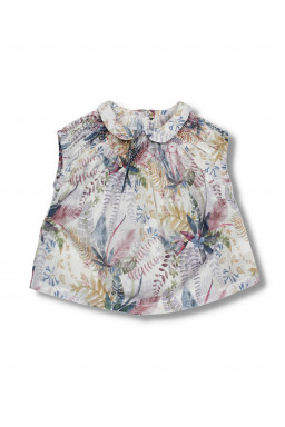 Blouse bébé en Liberty Pirouette