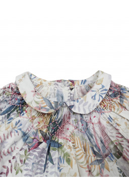 Blouse bébé en Liberty Pirouette