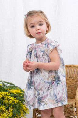 Robe bébé en Liberty