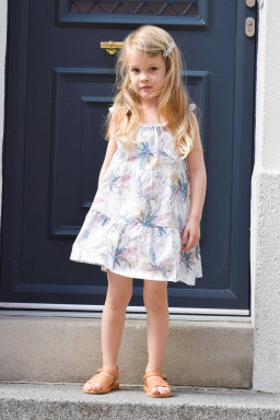 Robe fille en Liberty Mireille