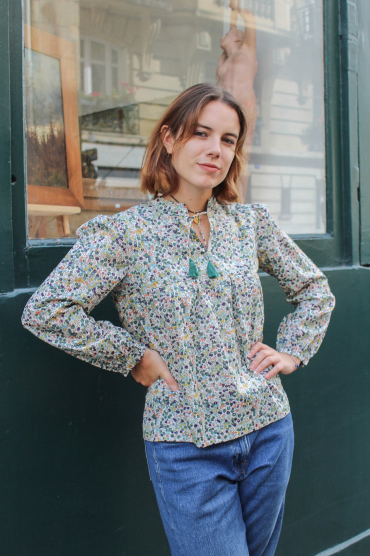 Blouse femme en Liberty