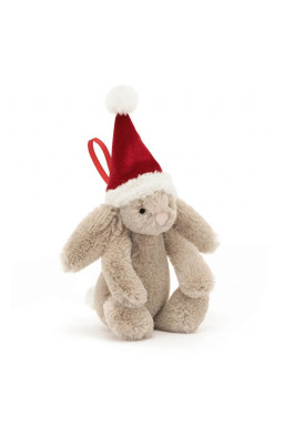 Peluche Bashful bunny décor de Noel