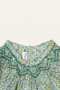 Blouse bébé en Liberty Livia