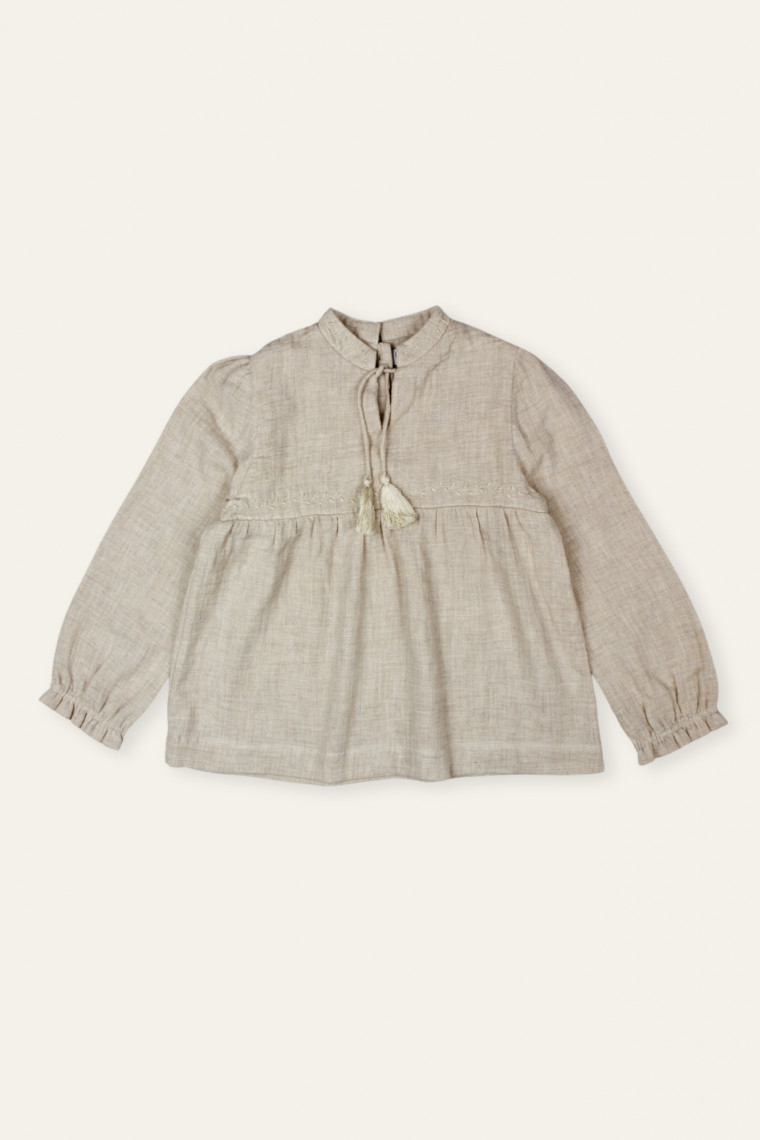 Blouse fille en liberty Leonor