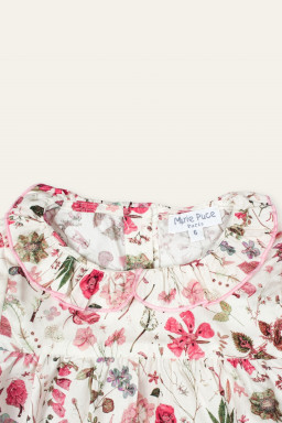 Blouse fille en Liberty Rosie