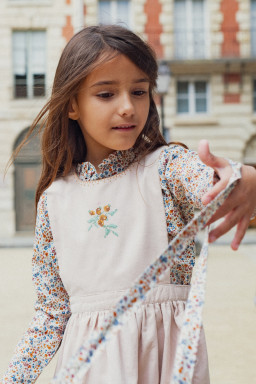 Blouse fille en Liberty Flore