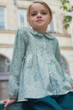 Blouse fille en Liberty Lena