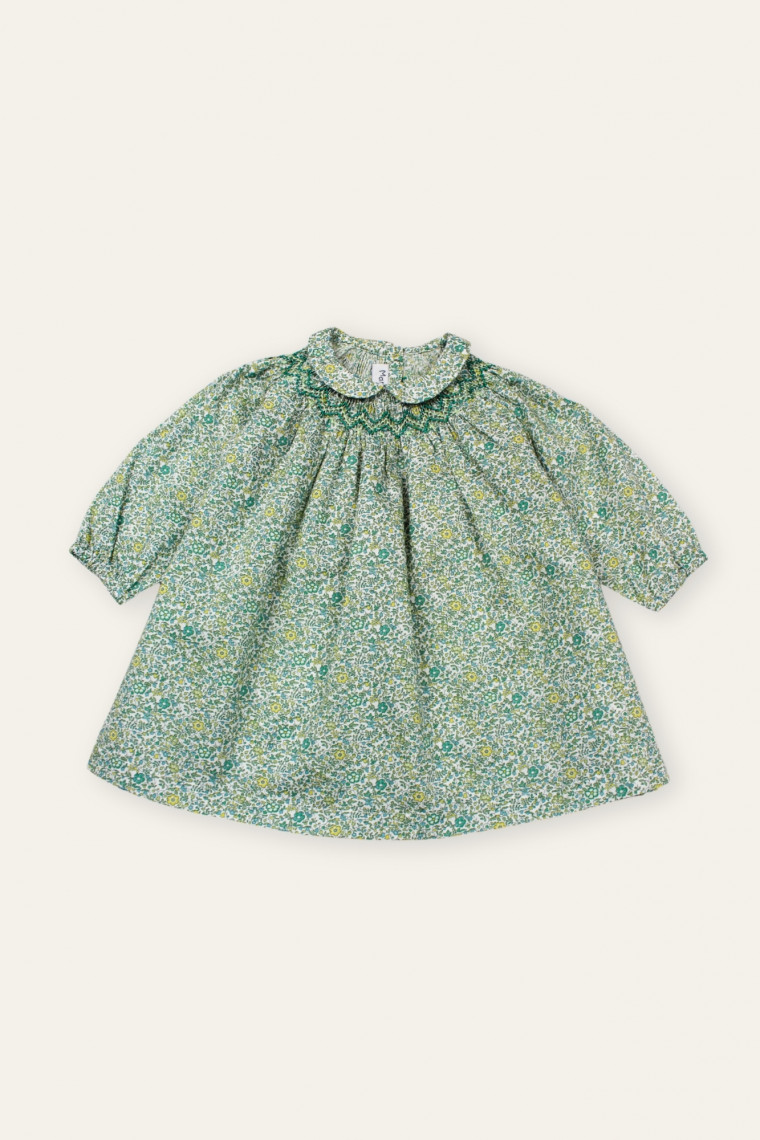 Melanie baby dress in Liberty