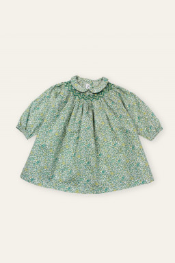 Robe bébé en Liberty Mélanie