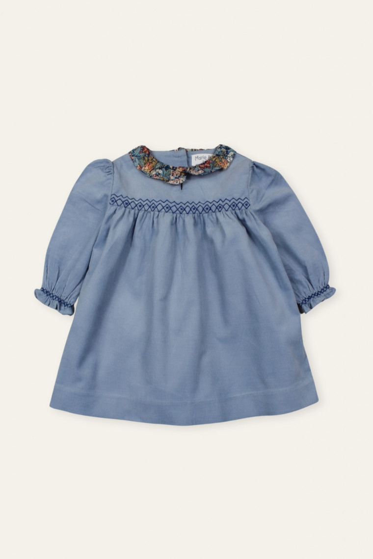 Alix baby dress in velvet