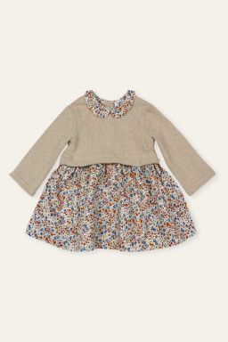 Robe bébé en Liberty Gloria