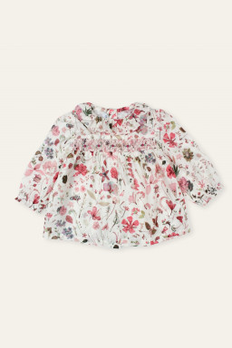 Blouse bébé en Liberty Solène