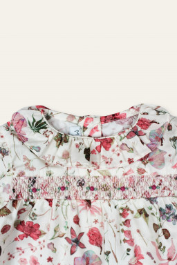 Blouse bébé en Liberty Solène