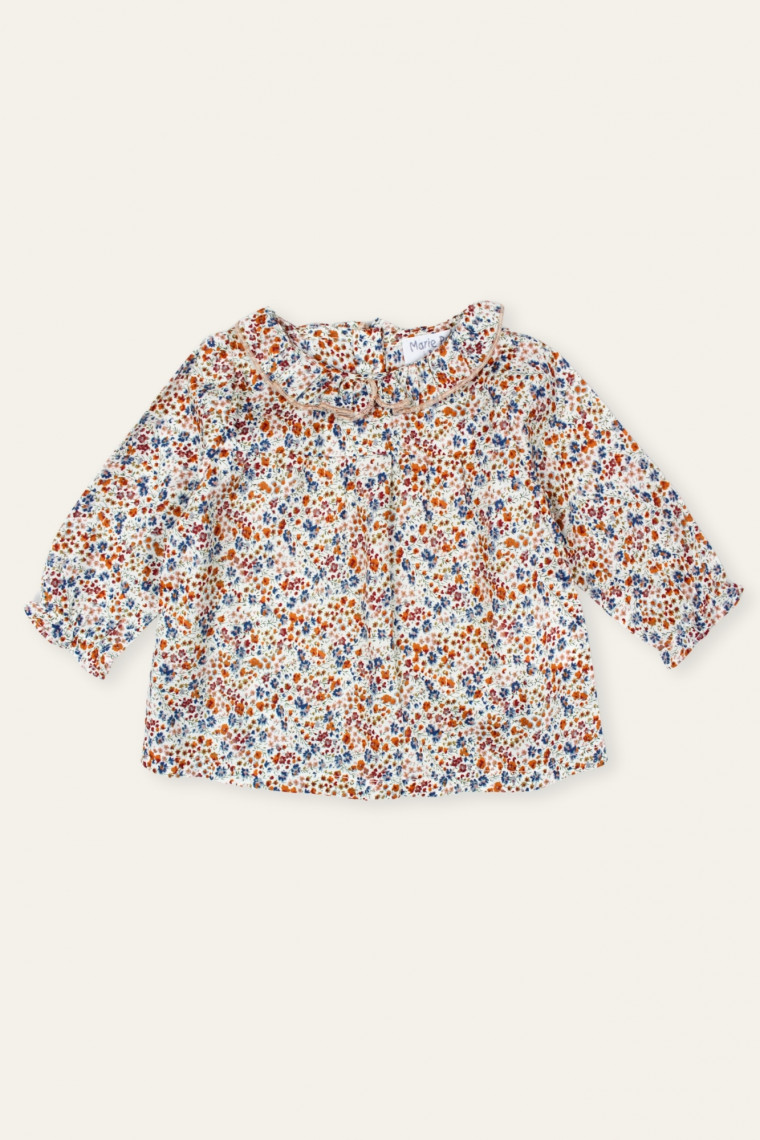 Rosie baby blouse in Liberty