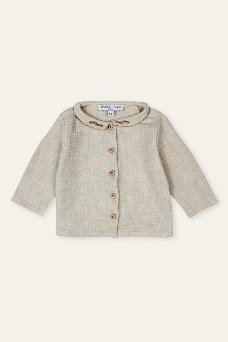 Florian embroidered baby shirt