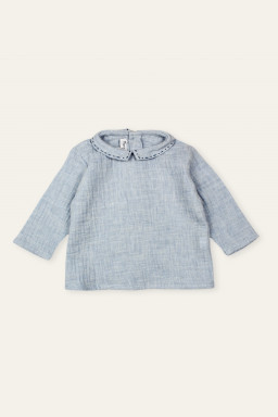 Chemise bébé brodée Martin