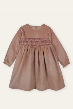 Robe fille à smocks Joséphine