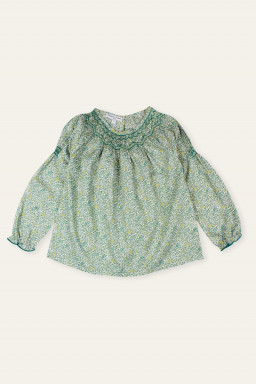 Blouse fille en Liberty Alba