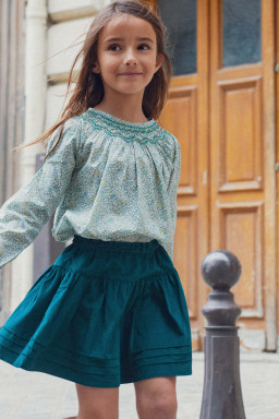 Blouse fille en Liberty Alba