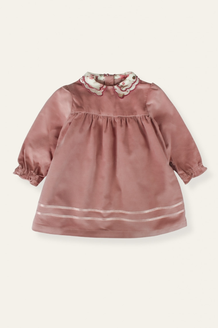 Manon velvet baby dress