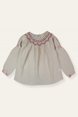 Blouse smockée femme Alba