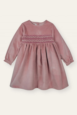 Robe fille à smocks Joséphine