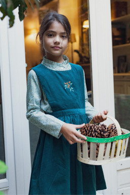 Blouse fille en Liberty Flore