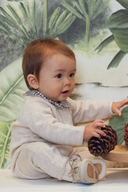 Combinaison bébé Persée en laine mérinos