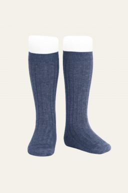 Chaussettes Condor bleu ardoise