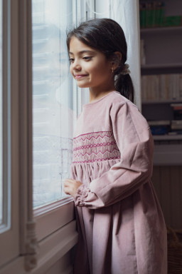 Robe fille à smocks Joséphine