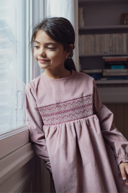 Robe fille à smocks Joséphine