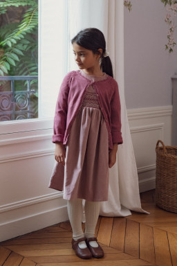 Robe fille à smocks Joséphine