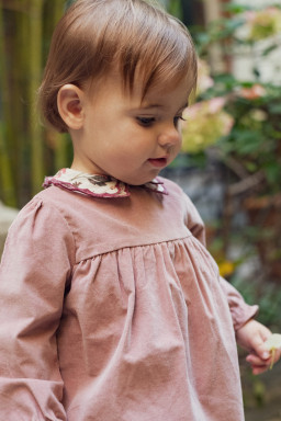 Manon velvet baby dress