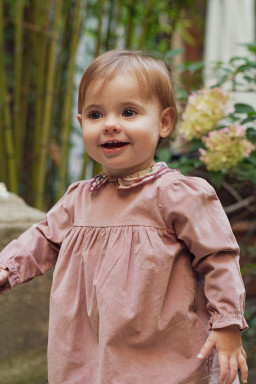 Manon velvet baby dress